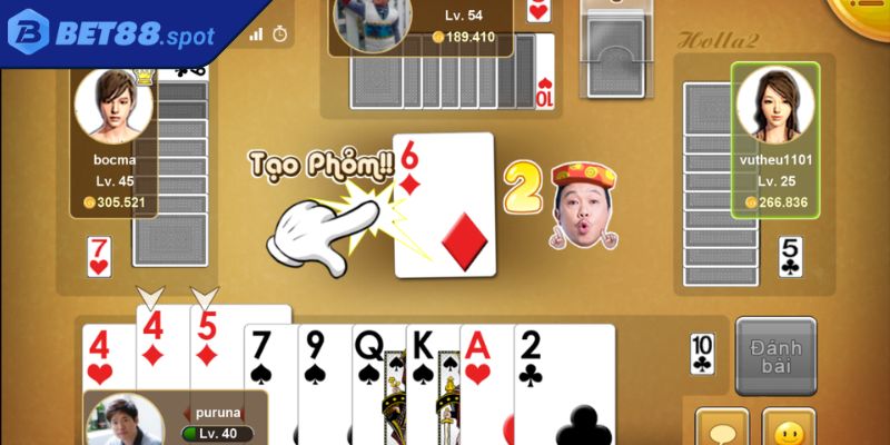 Phỏm BET88 – Tận Hưởng Ván Bài Trực Tuyến An Toàn Hấp Dẫn 3 Lý do Phỏm BET88 được yêu thích