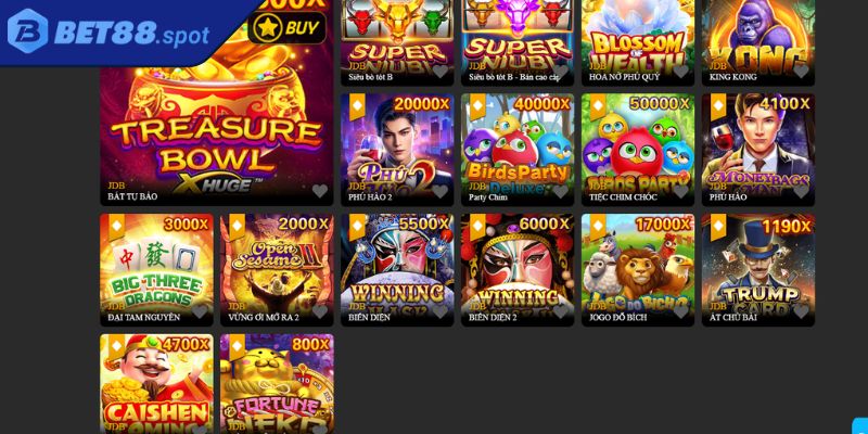 Sảnh JDB Bet88 – Trải Nghiệm Slot Game Chất Lượng Kịch Tính 2 Ưu điểm khi trải nghiệm Slot JDB Bet88