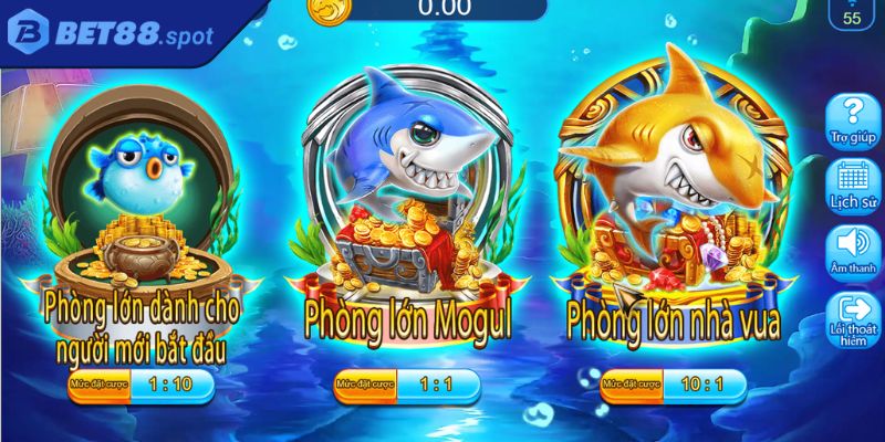 Vua Đại Dương Bet88 - Trò Chơi Giải Trí Săn Thưởng Hấp Dẫn 2 Nhiều cấp độ chơi phù hợp mọi trình độ